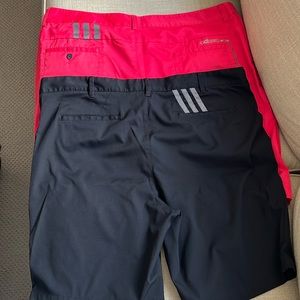 Lot of 2 men’s Adidas golf shorts, size 40